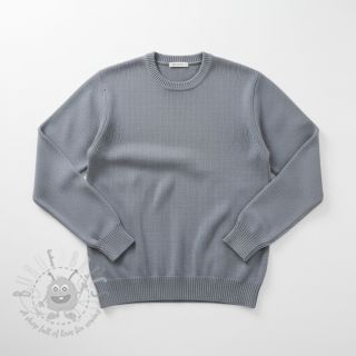 Dzianina swetrowa BABY KNIT steel blue