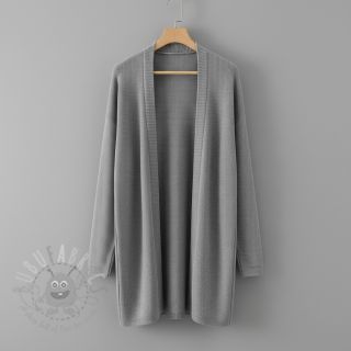 Dzianina swetrowa BABY KNIT light grey