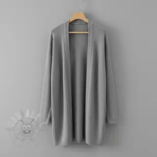 Dzianina swetrowa BABY KNIT light grey