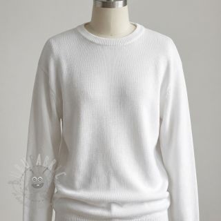 Dzianina swetrowa BABY KNIT white