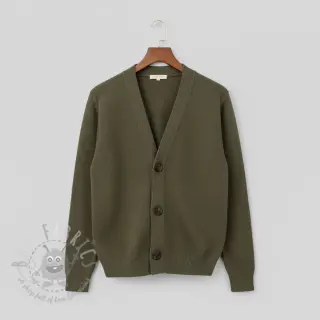 Dzianina swetrowa BABY KNIT camo green