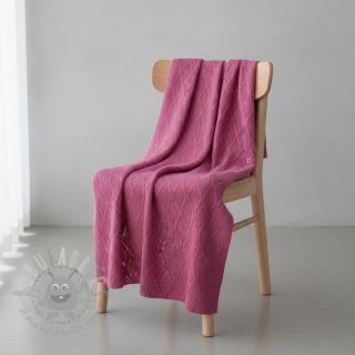 Dzianina swetrowa jacquard Diamond pink