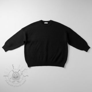 Dzianina swetrowa jacquard Diamond black