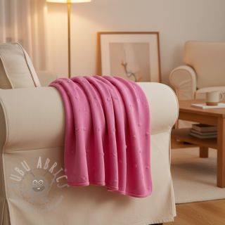 Dzianina swetrowa BIG KNIT DOT pink