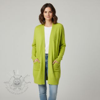 Dzianina swetrowa BIG KNIT DOT bright green