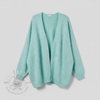 Dzianina swetrowa BIG KNIT DOT mint