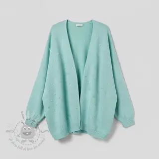 Dzianina swetrowa BIG KNIT DOT mint