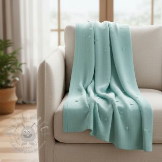 Dzianina swetrowa BIG KNIT DOT mint