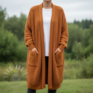 Dzianina swetrowa BIG KNIT brick