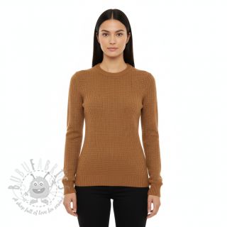 Dzianina swetrowa BIG KNIT brown