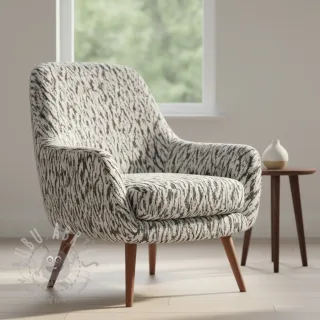 Dzianina swetrowa jacquard Comfy Blurry Ikat grey
