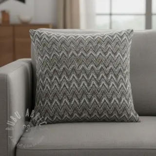 Dzianina swetrowa jacquard Comfilia Zigzag wavy brown