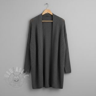 Dzianina swetrowa BIG KNIT dark grey