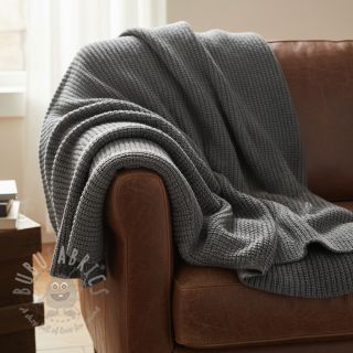 Dzianina swetrowa BIG KNIT dark grey