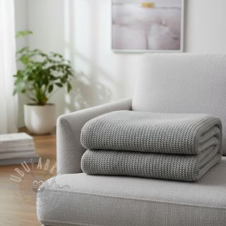 Dzianina swetrowa BIG KNIT light grey