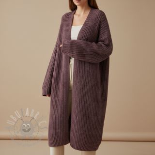 Dzianina swetrowa BIG KNIT lilac