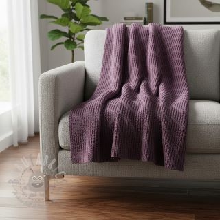 Dzianina swetrowa BIG KNIT lilac
