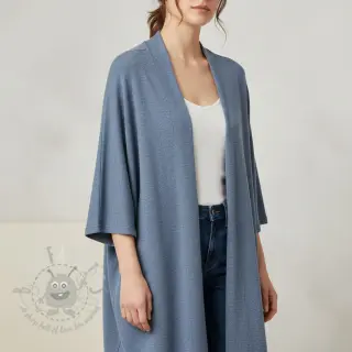 Dzianina swetrowa BIG KNIT blue