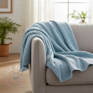 Dzianina swetrowa BIG KNIT baby blue