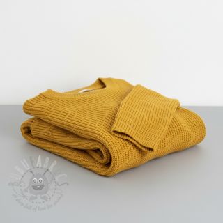 Dzianina swetrowa BIG KNIT yellow