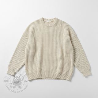 Dzianina swetrowa BIG KNIT cream