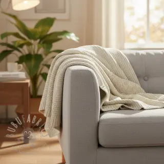 Dzianina swetrowa BIG KNIT cream