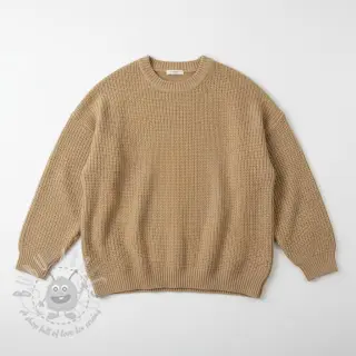 Dzianina swetrowa BIG KNIT beige
