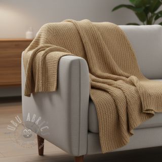 Dzianina swetrowa BIG KNIT beige