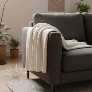 Dzianina swetrowa BIG KNIT off white