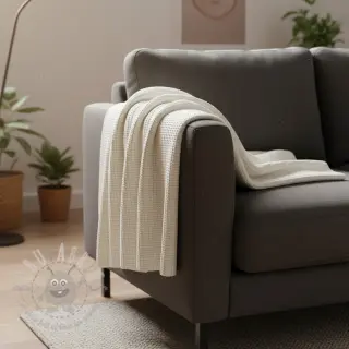 Dzianina swetrowa BIG KNIT off white