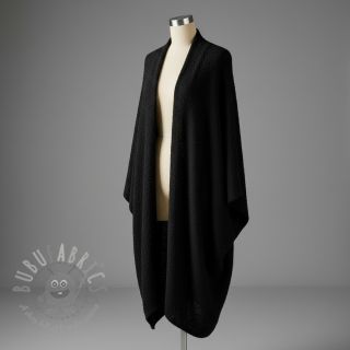 Dzianina swetrowa Paris bouclé black