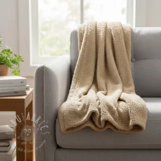 Dzianina swetrowa Paris bouclé beige