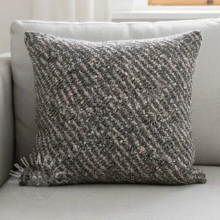 Dzianina swetrowa SPANGLE powder grey