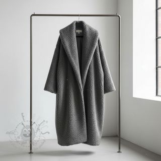 Tkanina płaszczowa TEDDY grey