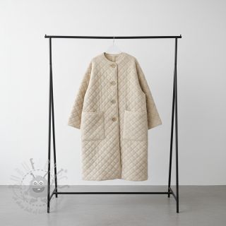 Tkanina płaszczowa TEDDY Diamond beige