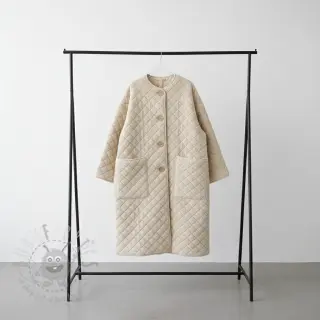Tkanina płaszczowa TEDDY Diamond beige