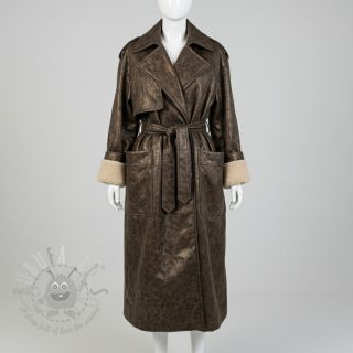 Tkanina płaszczowa Panther Glammy Teddy Lammy brown