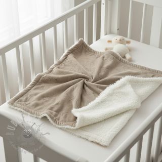 Plusz niemowlęcy TEDDY Bunny sand