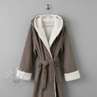 Plusz niemowlęcy TEDDY Hearts taupe