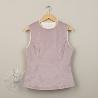 Plusz niemowlęcy TEDDY Hearts old pink