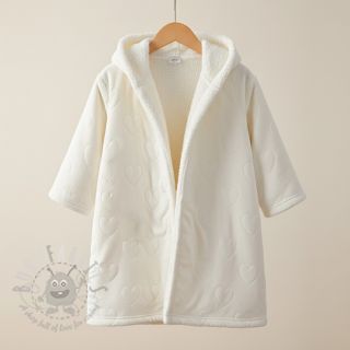 Plusz niemowlęcy TEDDY Hearts off white