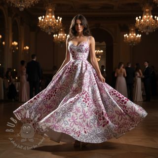 Satyna ROYAL MICRO Abstarct white