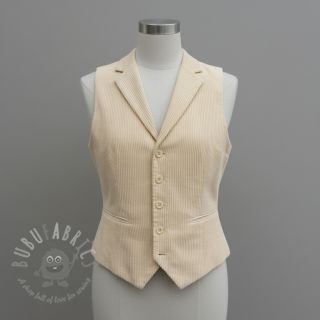 Sztruks 6W WASHED STRETCH butter