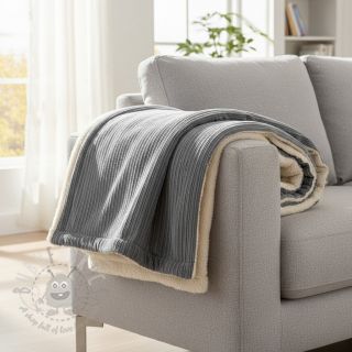 Sztruks Cofur fleece grey