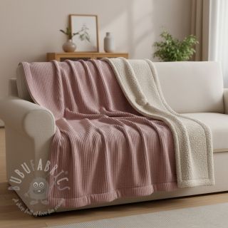 Sztruks Cofur fleece rose