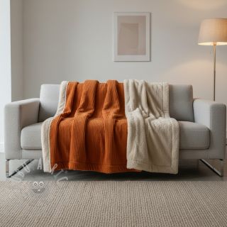 Sztruks Cofur fleece brick