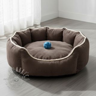 Sztruks Cofur fleece dark brown