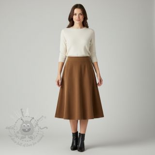 Drobny sztruks camel