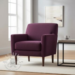 Sztruks 6W WASHED STRETCH aubergine