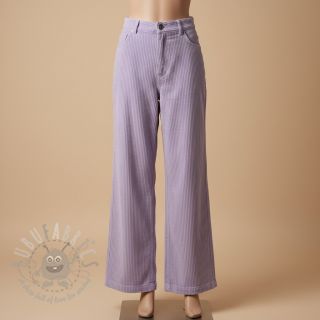 Sztruks 6W WASHED STRETCH lilac